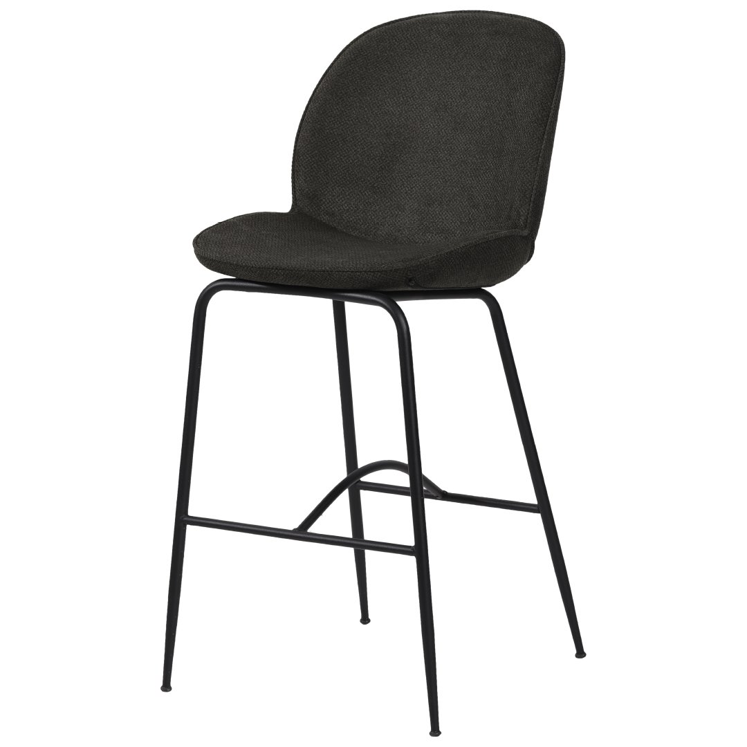 Guba Bar Chair-Black Legs